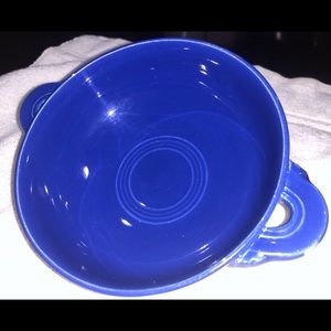 Fiesta Vintage Cobalt Cream Soup Bowl
